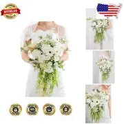 Beautifully Designed 16-Inch Silk Bridal Bouquet for Lasting Wedding Memories