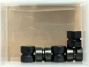 LEGO Parts - Black Wheel 11mm D. x 12mm - No 6014b - QTY 5