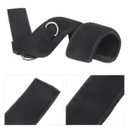 (Black)Fitness Ankle Straps Exercise Legs Cuff Leg Weight Wrist Belt Ankle FF