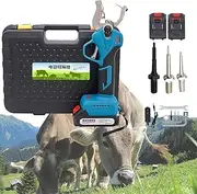 Ear Tag Puncher, Automatic Counting Electric Ear Tag Plier, with 2* Battery(Increase Usage Time), 1 Second Marking, Saving Time and Effort, Automatic Rebound, for Cattle, Sheep,A