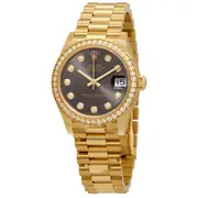 Original Rolex Oyster Perpetual Datejust 31 Automatic Chronometer Diamond Ladies Watch 278288RDP