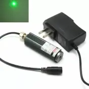Industrial/Lab 532nm 50mW Green Dot Laser Diode Module Locator 5V Adapter