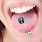 Puncture Piercing Pin Jewelry Body Jewelry Ear Studs Earrings Tongue nail