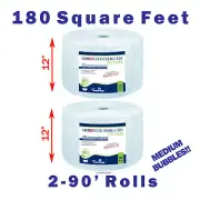 Recycled Grade - 12" Medium (5/16) American Bubble Boy Bubble Wrap-180 Square fe