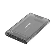 Mbeat A1 Tool Free See-Through USB 3.0 2.5" SATA HDD Portable Enclosure Black