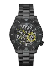 GUESS Men's Black Axle Watch