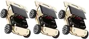 ERINGOGO 3Sets Solar Vehicle Model Making Kit of Assembly for Educational Solar Car Learning Prop Hands Stem Experiment for and Practical Science Teaching Tool