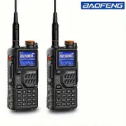 Baofeng Uv K5 Pro Interphone 2 Way Radio Long Range Uhf Vhf Talkie Walkie Baofeng UV-k5 Pro Wakie Talkie Black