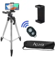 57" Universal Camera Tripod Mount for All iPhones Samsungs + A Bluetooth Remote