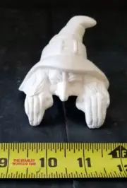 Witch Shelf Sitter Unpainted Ceramic Bisque