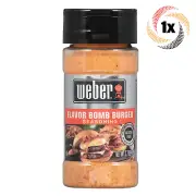 1x Shaker Weber Flavor Bomb Burger Seasoning | 3.7oz | Gluten & MSG Free
