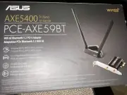 Asus PCE-AXE59BT AXE5400 Tri-Band WiFi 6E Bluetooth 5.2 PCIe Adapter High-Speed