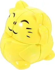 Totority Cat Cube Twisting Block Puzzle Toy Animal Brain Teaser Tiger Cube Ornament Portable Desktop Dec