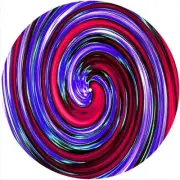 Slipmat Scratch Pad Slip Mat Felt for 12" Turntable LP DJ Record Player SPIRAL 8