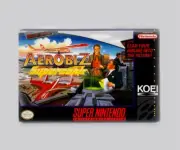 AEROBIZ SUPERSONIC / SNES - 2"x3" FRIDGE MAGNET (retro super nintendo