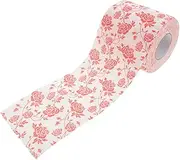 Anneome Valentine's Day Decorative Tissue Paper Rolls Floral Print Soft Convenient for Bathroom