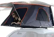 Fully Automatic Car Roof Tent, Side-Opening Rooftop Tent Sleeps 2-3 People, Self-Driving Camping Roof Tent with Telescopic Ladder, 3s Quick Opening Mobile Bedroom