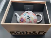 LIMITED EDITION-Yellena James-Teapot #147 of 200- 50th Anniversary Crate&Barrel