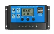 30A Amp 12V/24V Solar Panel Regulator Charge Controller Battery Dual USB