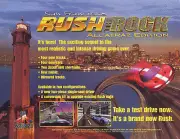 San Francisco Rush The Rock Alcatraz Edition Arcade FLYER Original UNUSED Retro