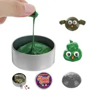 Christmas Hand Gum Magnetic Rubber Mud Plasticine Clay For Kids Children Reduce Stress Toys Gift 27 SILVER