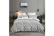 Geometric Design Quilt Cover Set