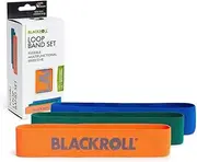 BLACKROLL LOOP BAND - Resistance band. Skin-friendly fabric fitness band - different resistances (soft, medium, strong) - individual or 3 in one kit