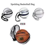 SPALDING 瓢蟲袋 BASKETBALL BAG 斯伯丁 籃球袋 透明 黑 深藍 灰銀 任選【ACS】