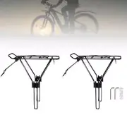 Bike Rear Rack, Heavy Duty Aluminum Alloy Bicycle Rear Cargo Rack, Rear Bicycle