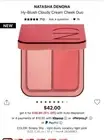 NATASHA DENONA Hy-Blush Cloudy Cream Cheek Duo Shade Flirty Flush NEW