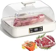 Meat Defrosting Thawing Machine, 8L Electric Defroster Box, Electric Thawing Board with 3-Stage Adjustment, 360 ° Heat Cycle, Constant Temperature, Defrosting Plate Box, Fast Thawing of Frozen Food