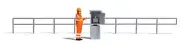 Busch 7847 HO/OO Gauge Signal Telephone with Operator