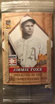 2001 Topps Post Cereal Pack 500 Home Run Club Jimmie Foxx Harmon Killebrew HOF