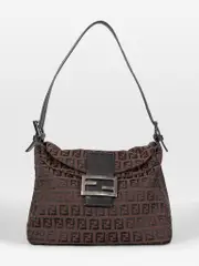 Brown Zucca Mamma Baguette Bag