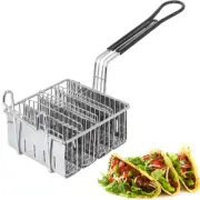 Taco Fryer Basket 4 Shells, Detachable Handle Taco Shell Fry Basket, Taco Hol...
