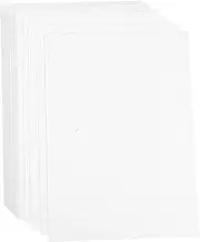 SEWACC 50pcs Heavy Cardstock for Crafting Invitations Scrapbooking White Card Making with Writable Surface for DIY Projects Drawing Decoration