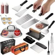 Blackstone Griddle Accessories Kit, Stainless Steel Flat Top Grill Accessories .