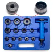 Hollow Punch Set DIY Leather Craft Belt Punching Tool with Plastic Box 5MM-35MM