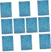10pcs Water Grain Adhesive Sticker for Realistic Ripple Effect Sheet for Architectural Models Micro Landscapes and Crafting Projects Versatile Decor