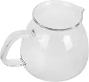 OFFSCH Home Manual Coffee Server Glass Tea Pitcher 300ml Capacity Elegant Design for Cold Brew Sharing