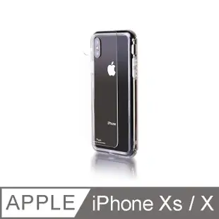 Moxbii 極空戰甲-透明不變黃軍規級防撞殼 For iPhone Xs / X