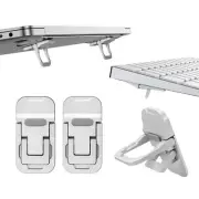 Alloy Mini Laptop Stand for Desk Silver Computer Keyboard Stand Self-Adhesive...