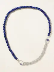 [Marla Aaron] Marla Aaron - 18-karat White Gold, Sapphire And Lapis Lazuli Necklace - Multi - One size One size Multi