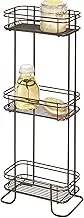 iDesign 3-Tier Bathroom Shelf, Matte Black