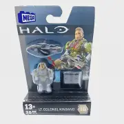 Xbox HALO HEROES SERIES 18 MEGA CONSTRUX LT. COLONEL KINSANO MINI FIGURE HNC47