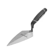 Husky Pointing Trowel 7 Inch Brick Stone Plastic Handle Steel Blade Hand Tool