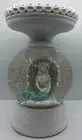 Bath & Body Works Mermaid Light-Up Water Glitter Snow Globe 3 Wick Candle Holder