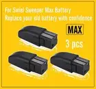 New 3x Walter Swivel Sweeper Battery Max for Replace Swivel Sweeper Max Battery