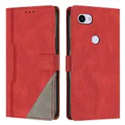 Leather ic Clasp Case with Flip Wallet Stand Function Cover for Google Pixel 3A