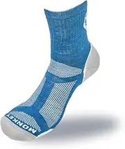 [Fish Monkey] Wool Lightweight Mini Crew Ventilated Outdoor Active Fishing With Arch And Ankle Compression Socks
